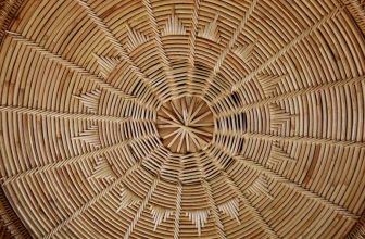 Rattan - gewebt im kreisförmigen Muster depositphotos.com