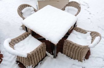 Rattan Möbel im Winter (depositphotos.com)