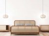 Rattanbett und Rattan Nachttische (depositphotos.com)