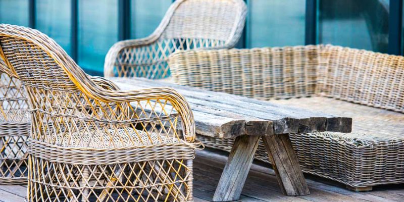 Die richtige Pflege für Möbel aus Rattan